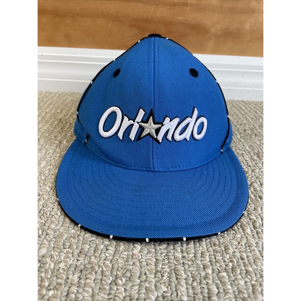 Vintage Adidas‎ Orlando Magic Wool Flat Cap Hat Fitted 7 3/8